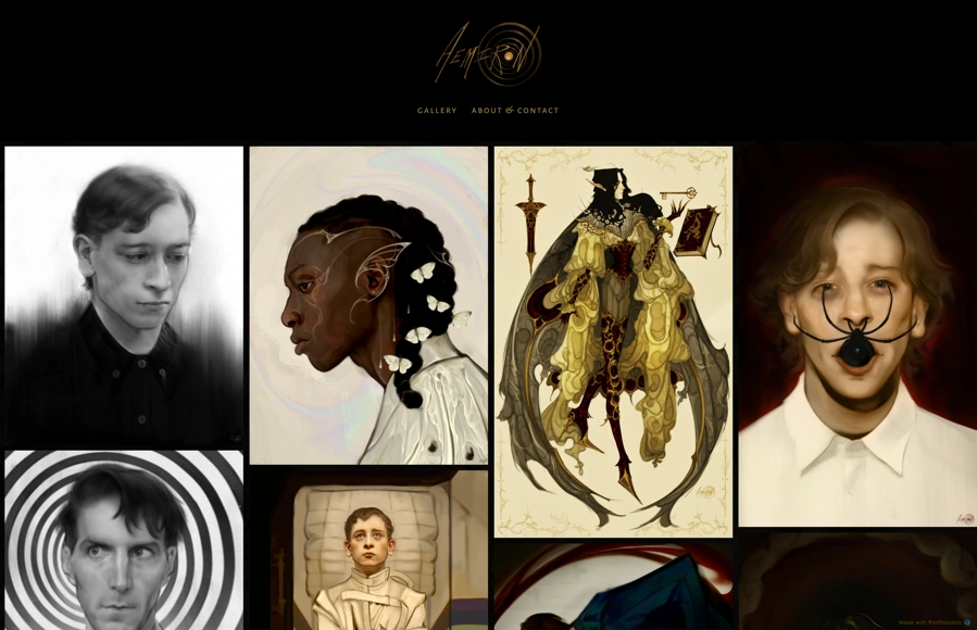 aemiron portfolio preview