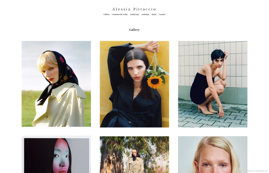 Alessia Pittaccio portfolio preview