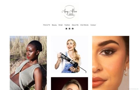 Amy Alice Makeup and Hair Artist portfolio