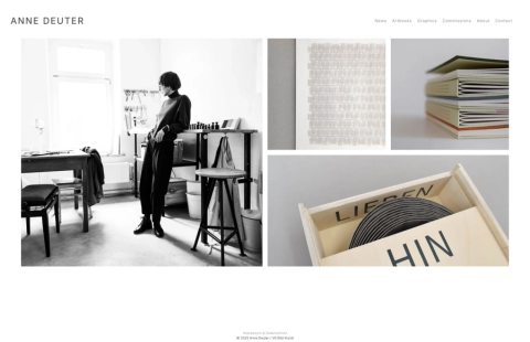 Anne Deuter / Buchkunst und Graphik portfolio