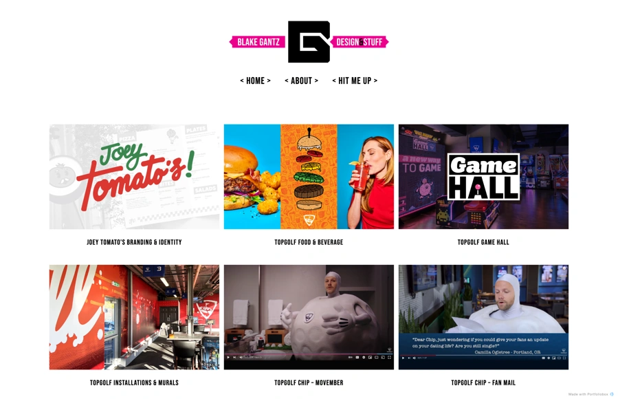 Blake Gantz Design portfolio preview