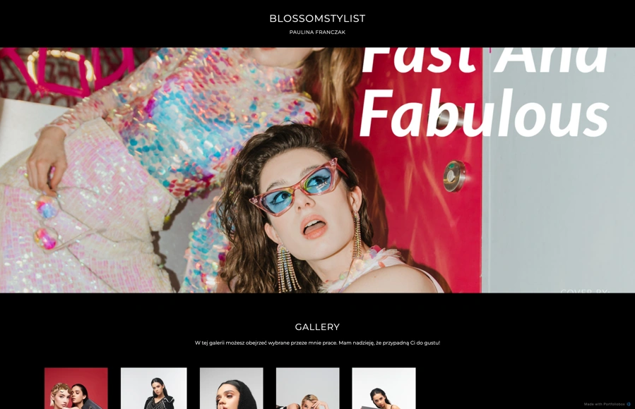 BlossomStylist Portfolio portfolio preview