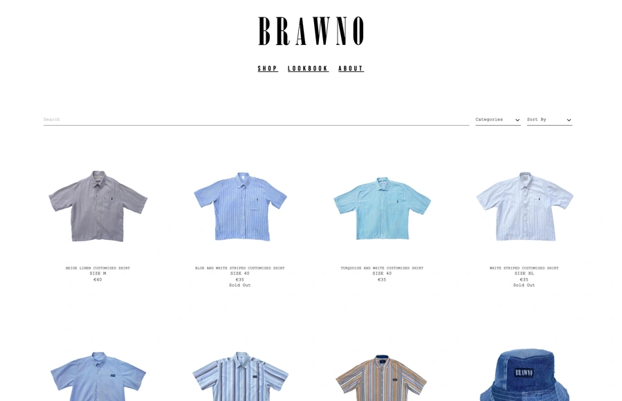 BRAWNO portfolio preview