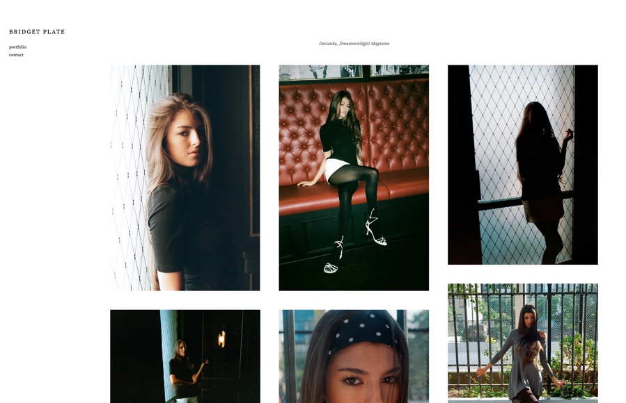 Bridget Plate portfolio preview