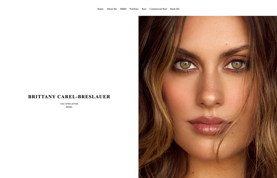 brittanycarel.com portfolio preview