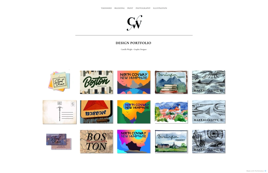 Camille Wright's Portfolio portfolio preview
