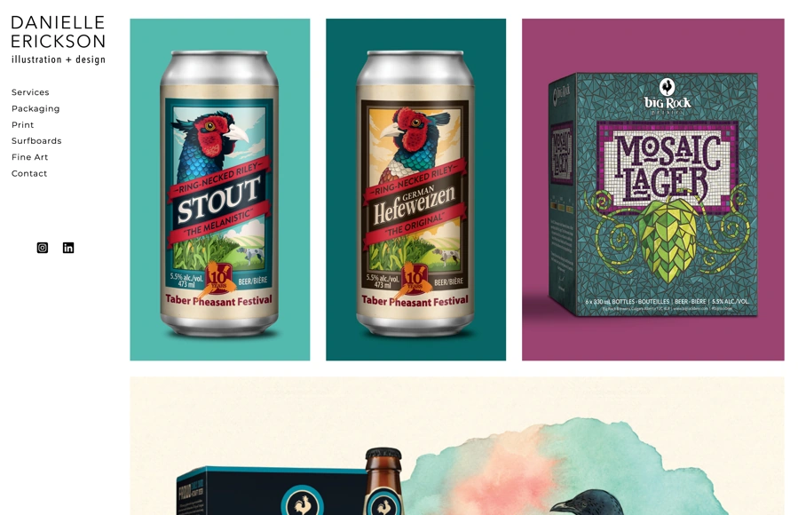 Danielle Erickson portfolio preview