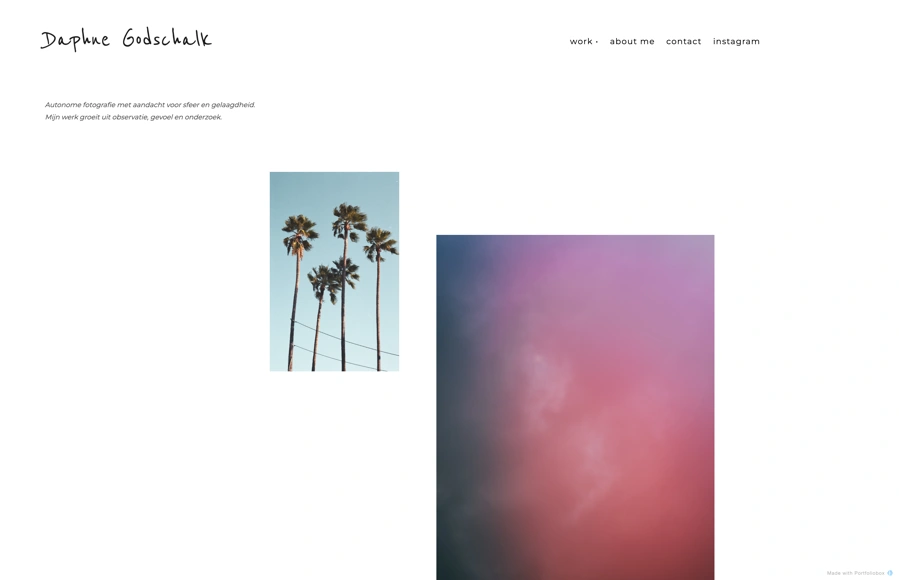 Daphne Godschalk – Autonoom fotograaf en beeldmaker portfolio preview