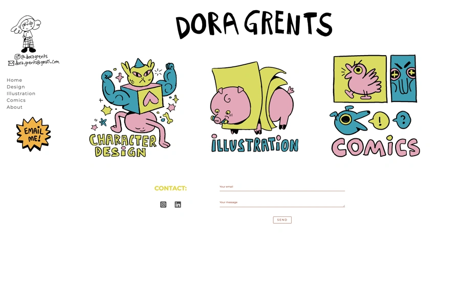 dora grents portfolio preview