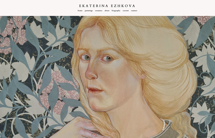 Ekaterina Ezhkova portfolio preview