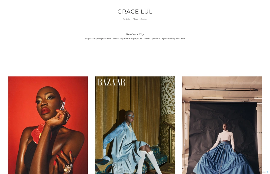 Grace Lul portfolio preview