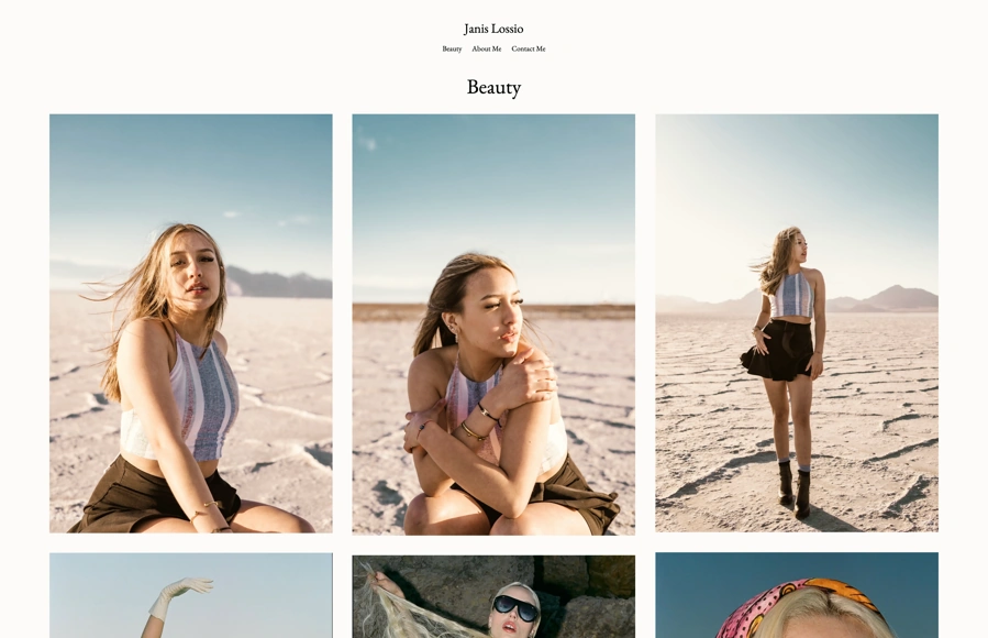 Janis Lossio portfolio preview