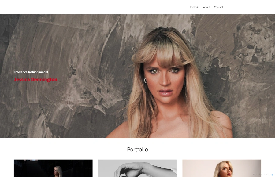 Jessica Dennington portfolio preview