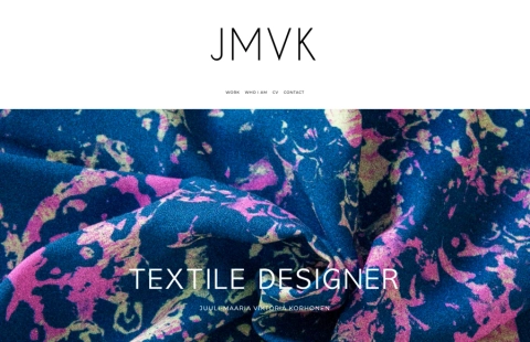 JUULI-MAARIA VIKTORIA KORHONEN - TEXTILE DESIGNER portfolio