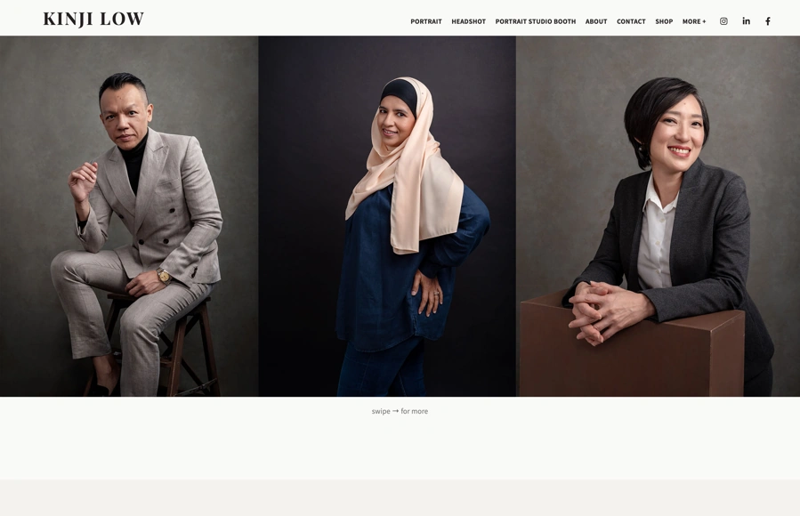 Kinji Low Photography: Portraits for People | KL, Malaysia portfolio preview