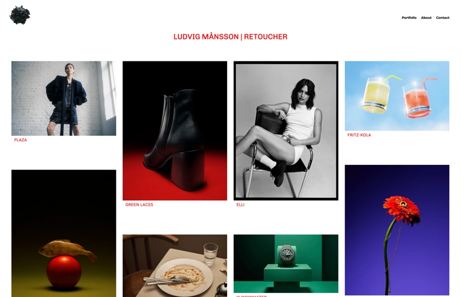 LUDD Retouch portfolio preview