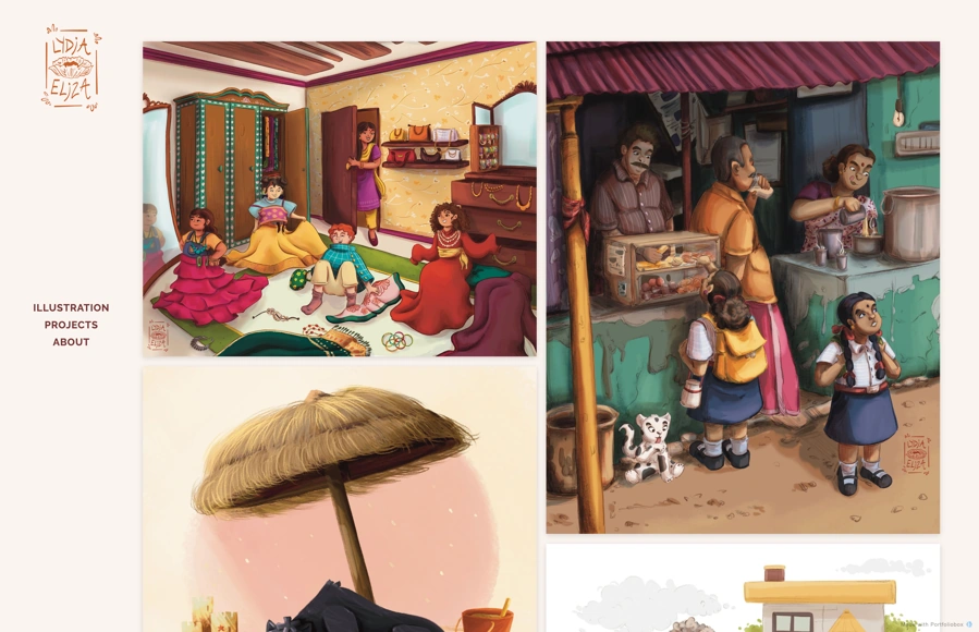 lydiaeliza portfolio preview
