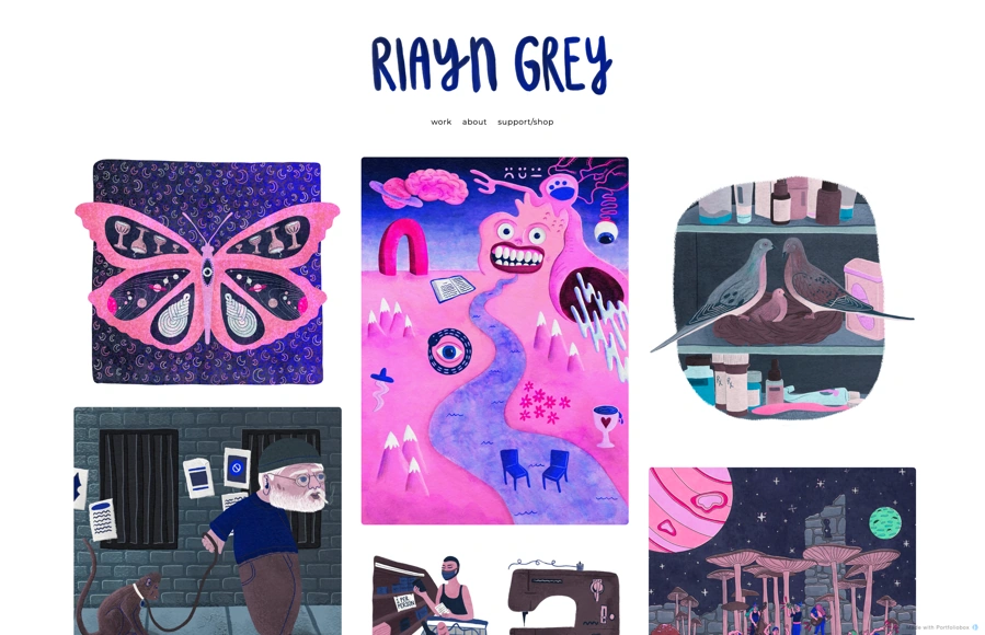 Riayn Grey portfolio preview