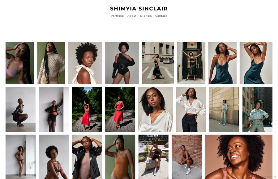 Shimyia Sinclair portfolio preview