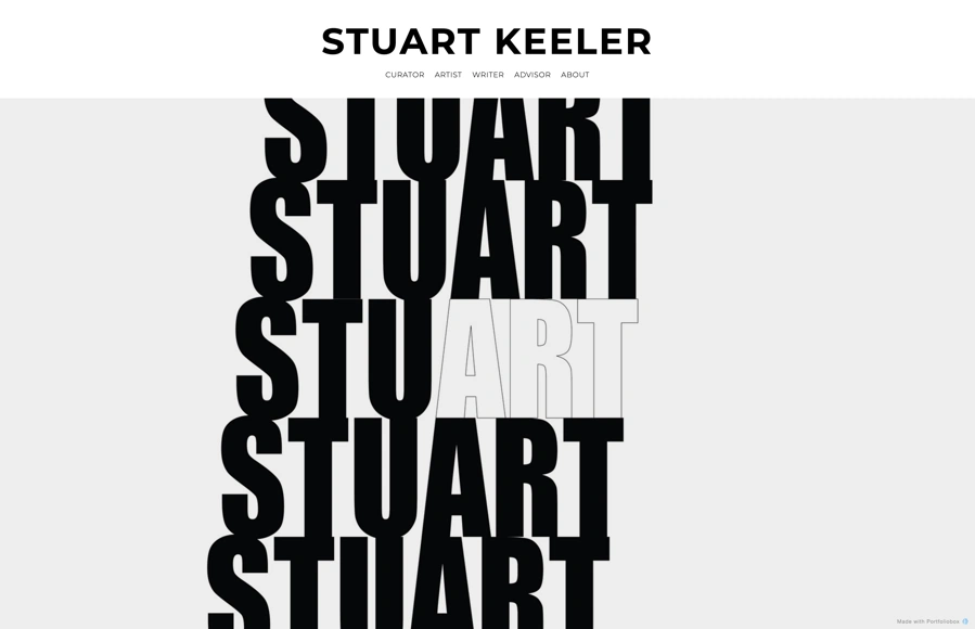 Stuart Keeler portfolio preview