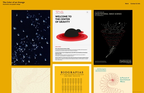 the color of an orange portfolio