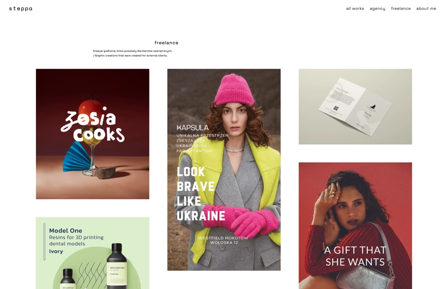 urszula steppa portfolio  portfolio preview