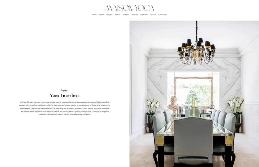 Yoca Interiors portfolio preview