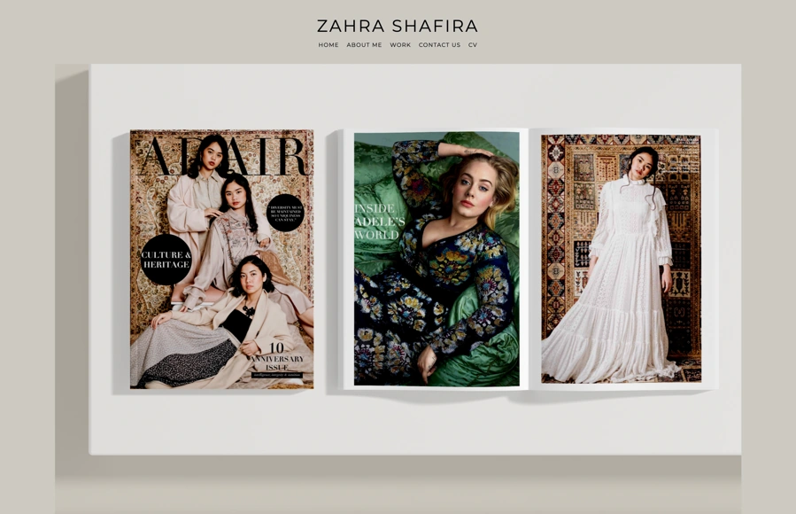 ZAHRA SHAFIRA portfolio preview