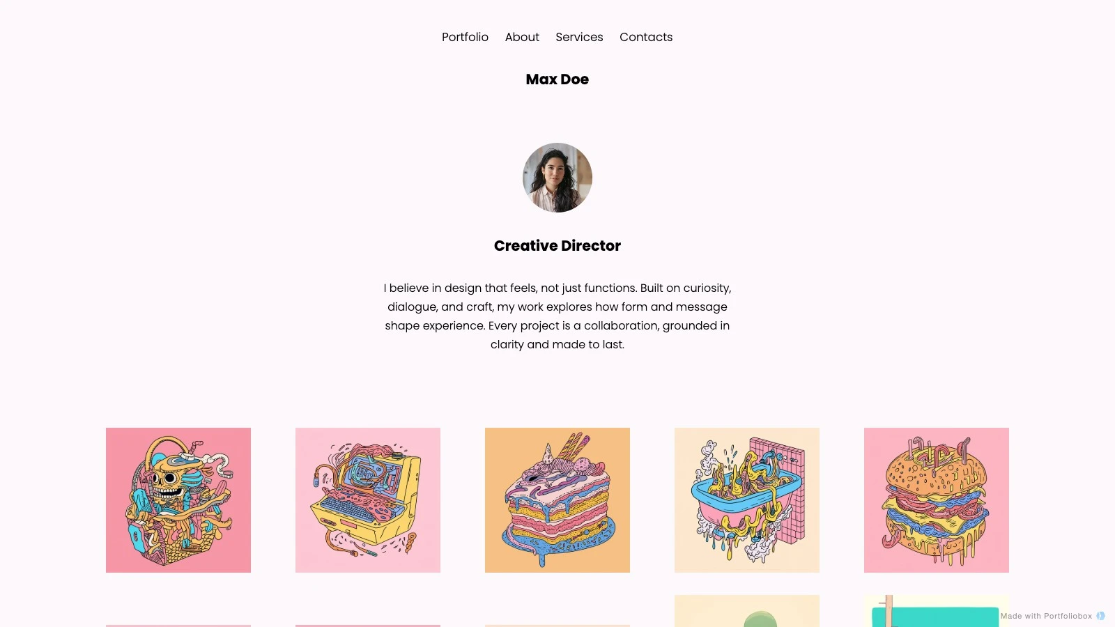 Alarik template preview