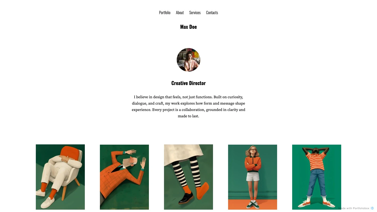 Dagny template preview