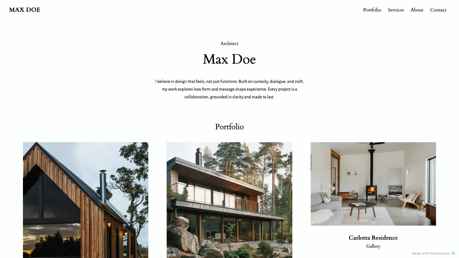 Ebbe template preview