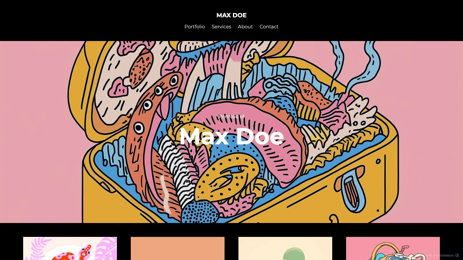 Klara template preview