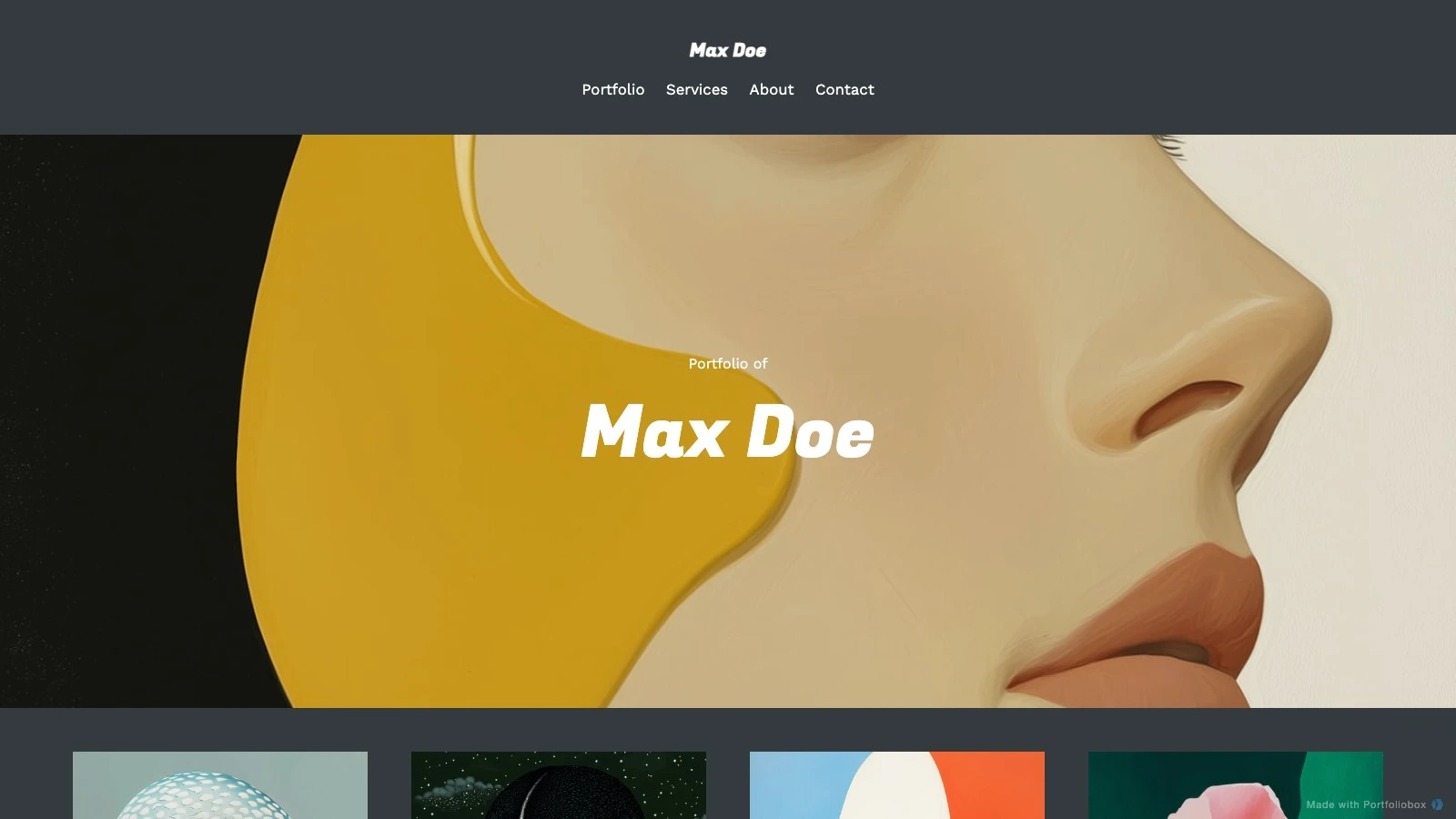 Leif template preview