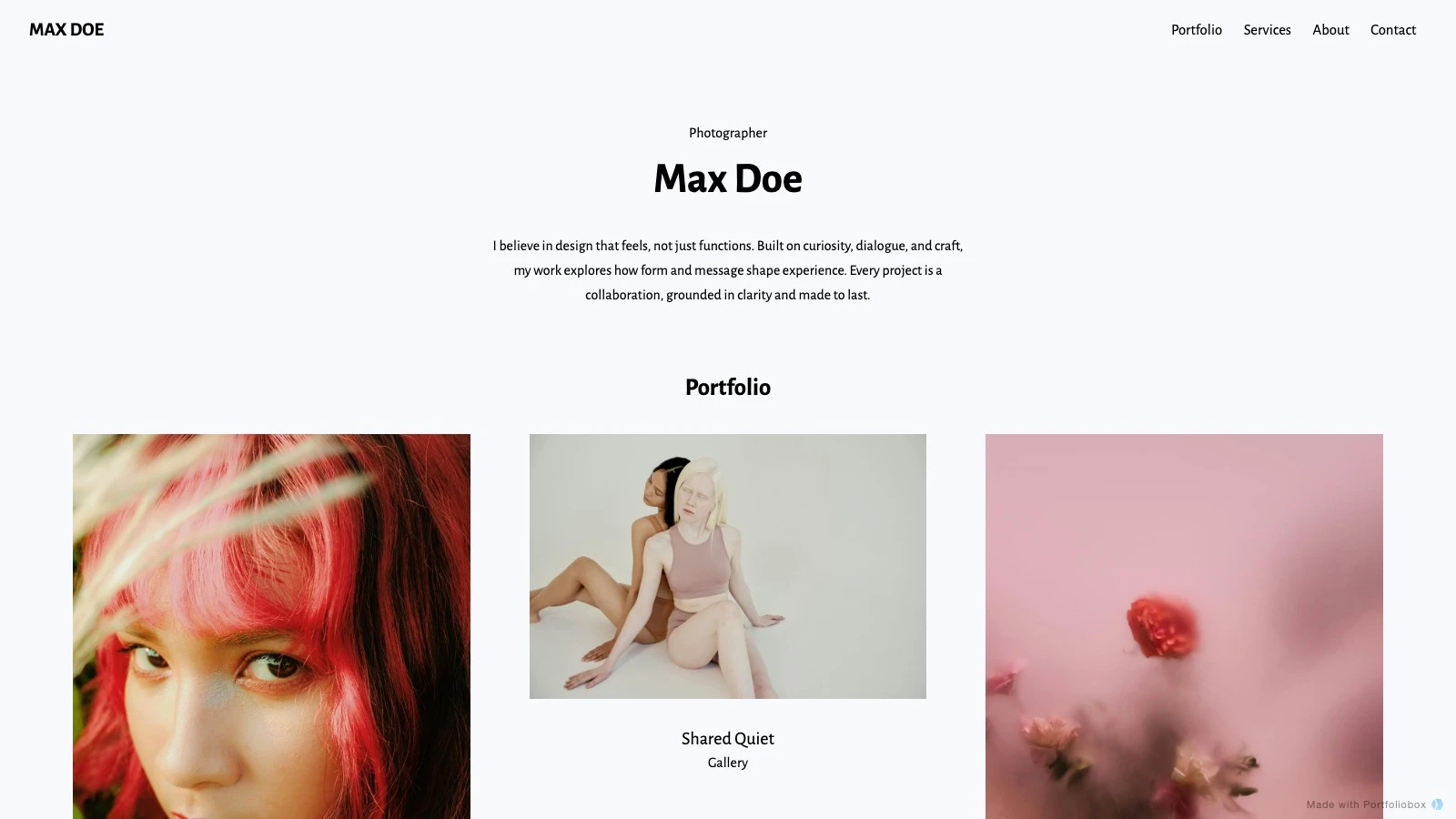 Maja template preview