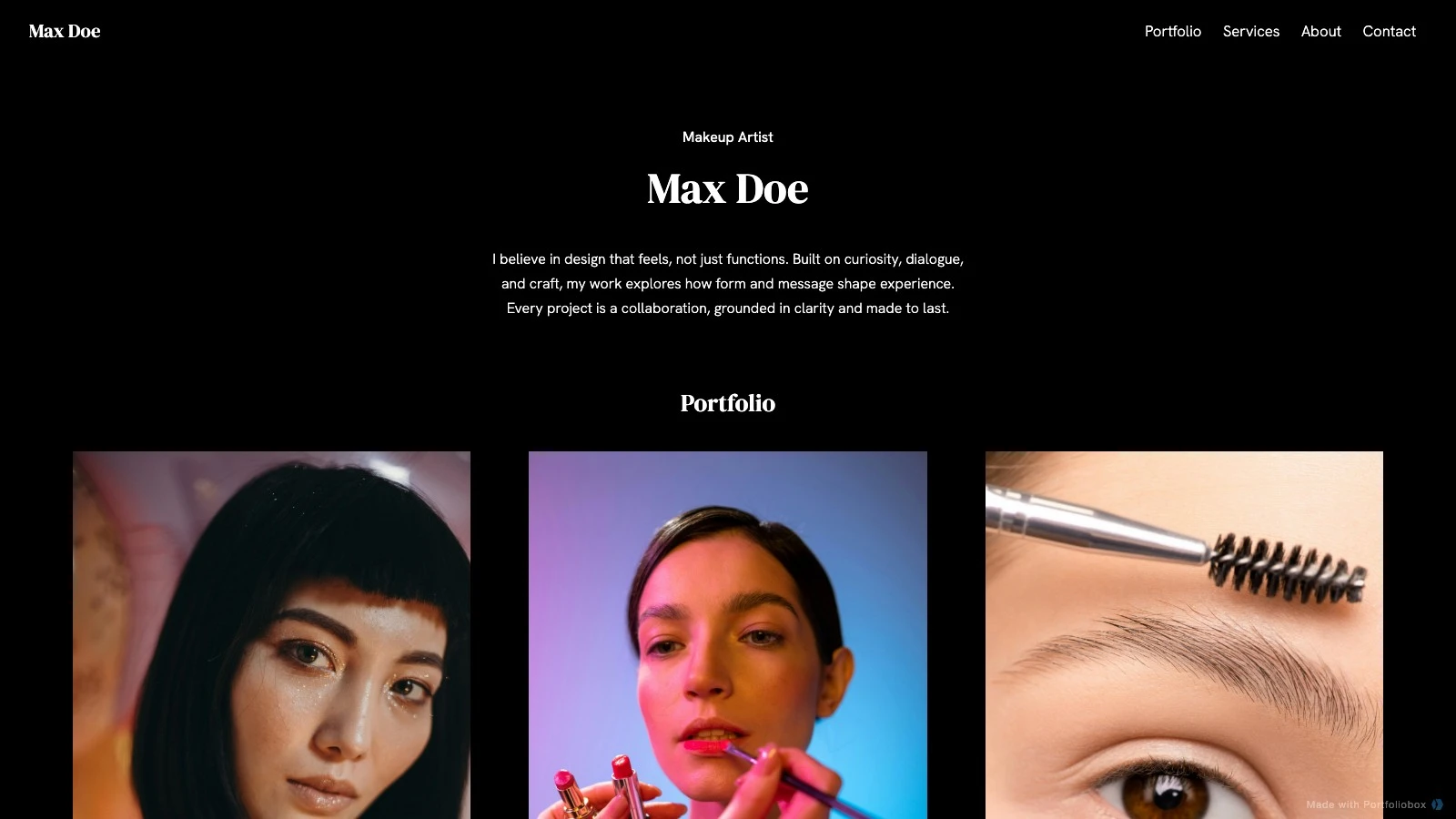 Matilda template preview