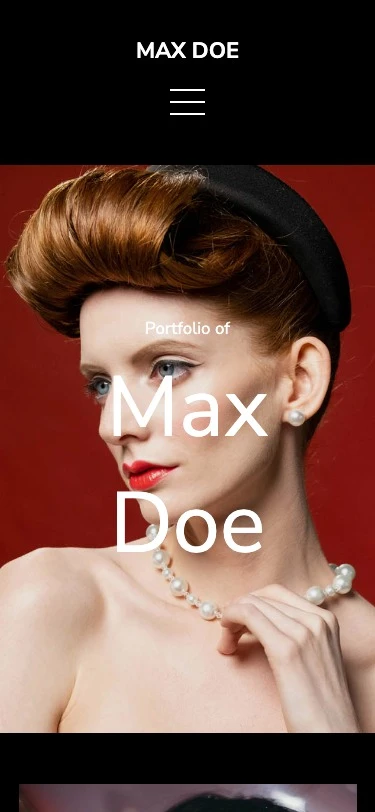 Ragnhild mobile view