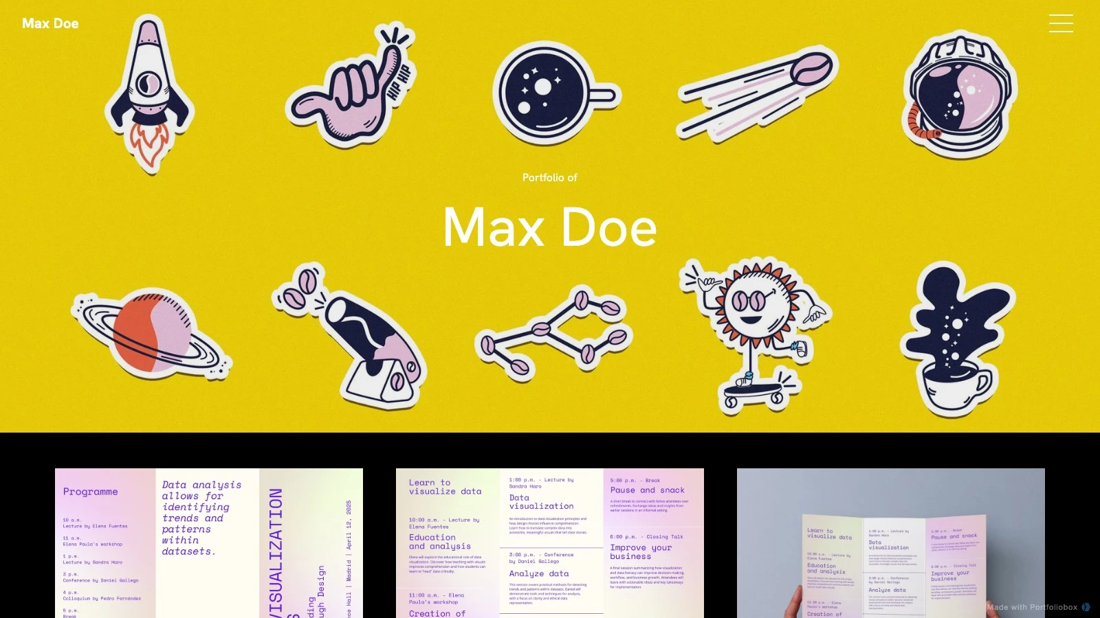 Solveig template preview