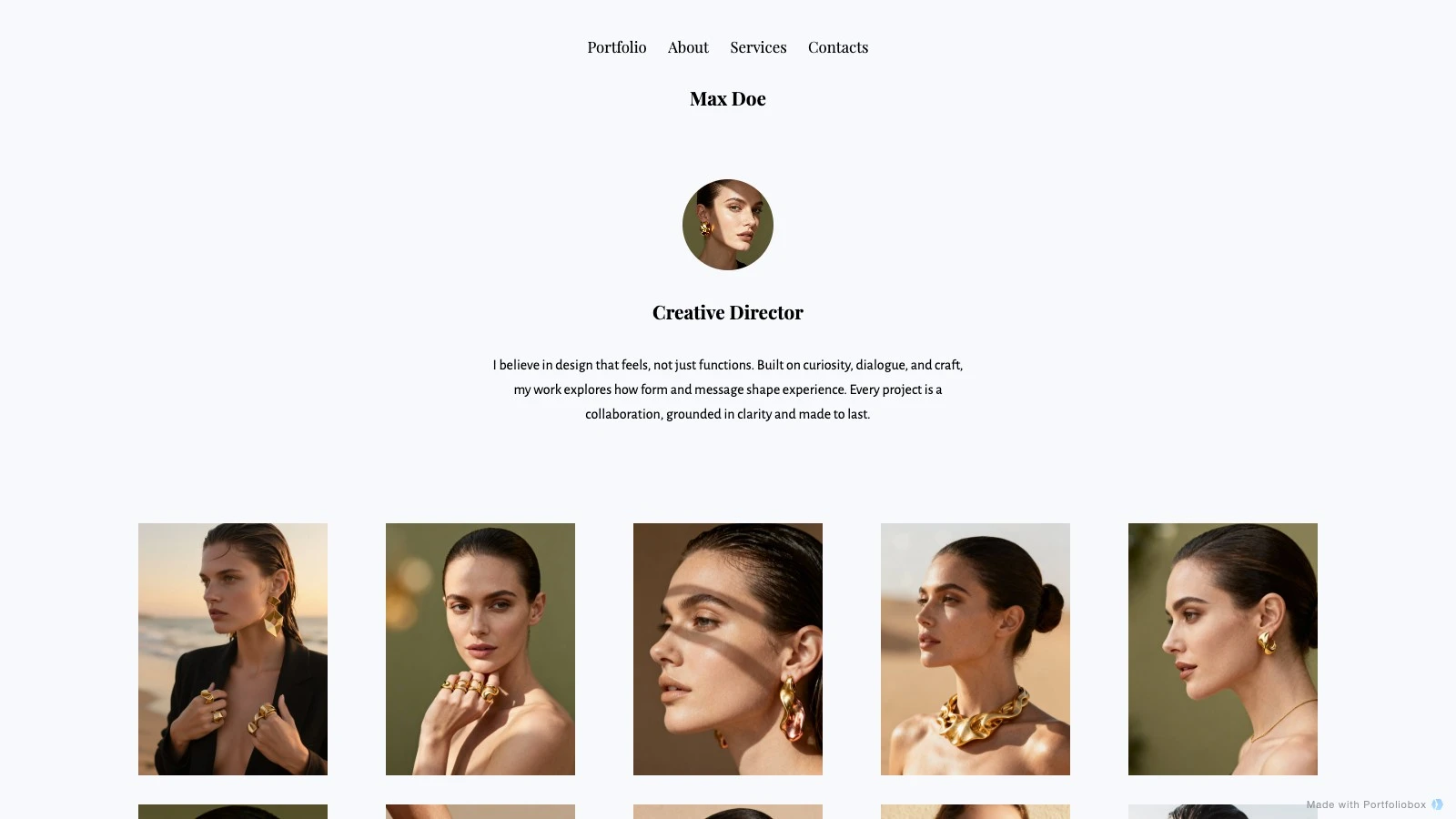 Stina template preview