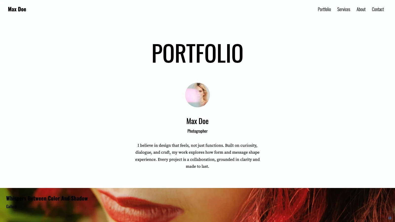 Vidar template preview