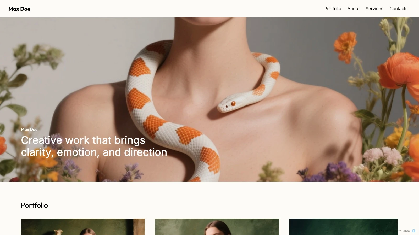 Ylva template preview