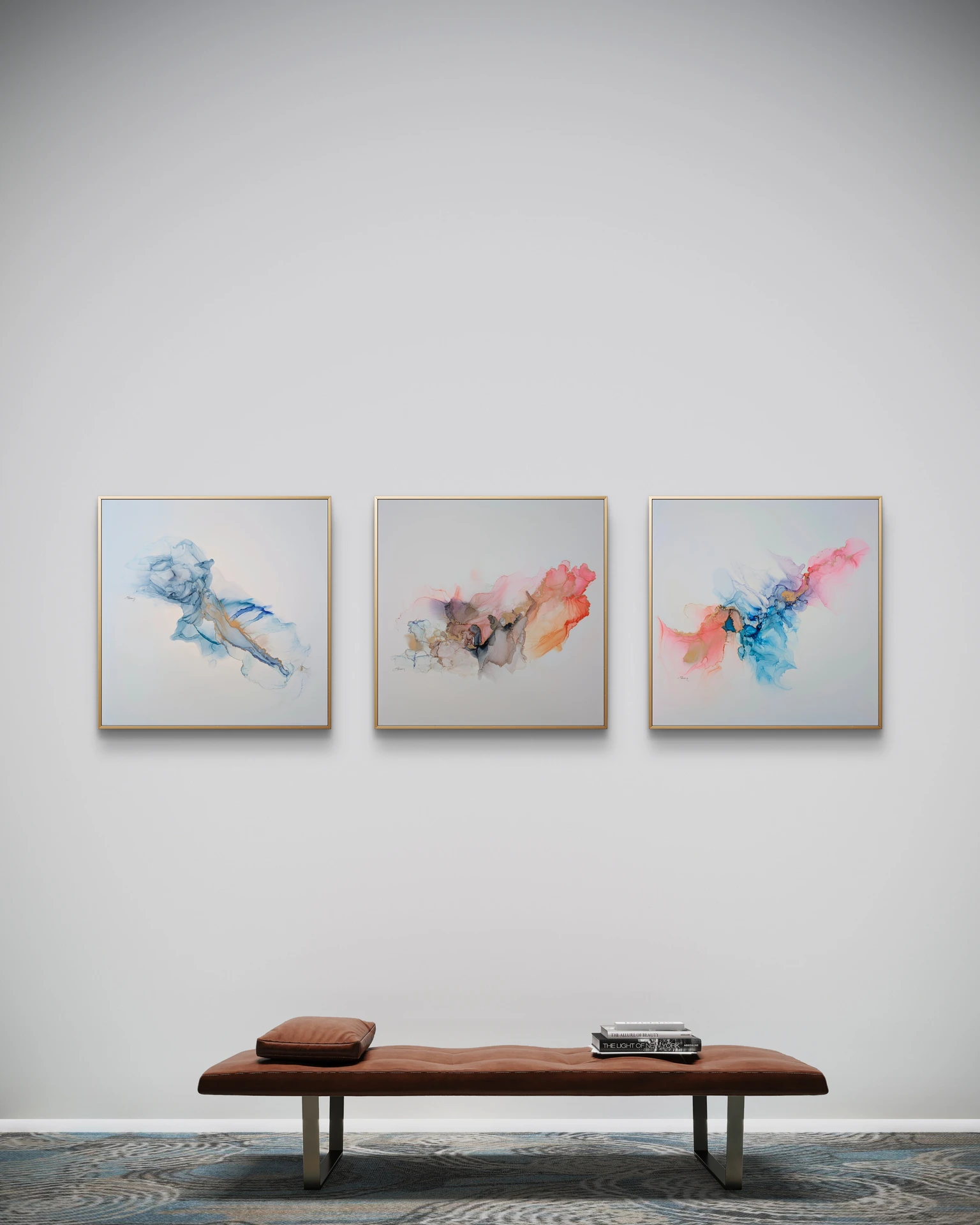 Ediann, triptych (exhibition version)