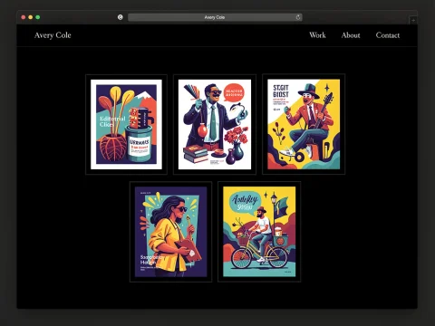 Portfolio de Avery Cole