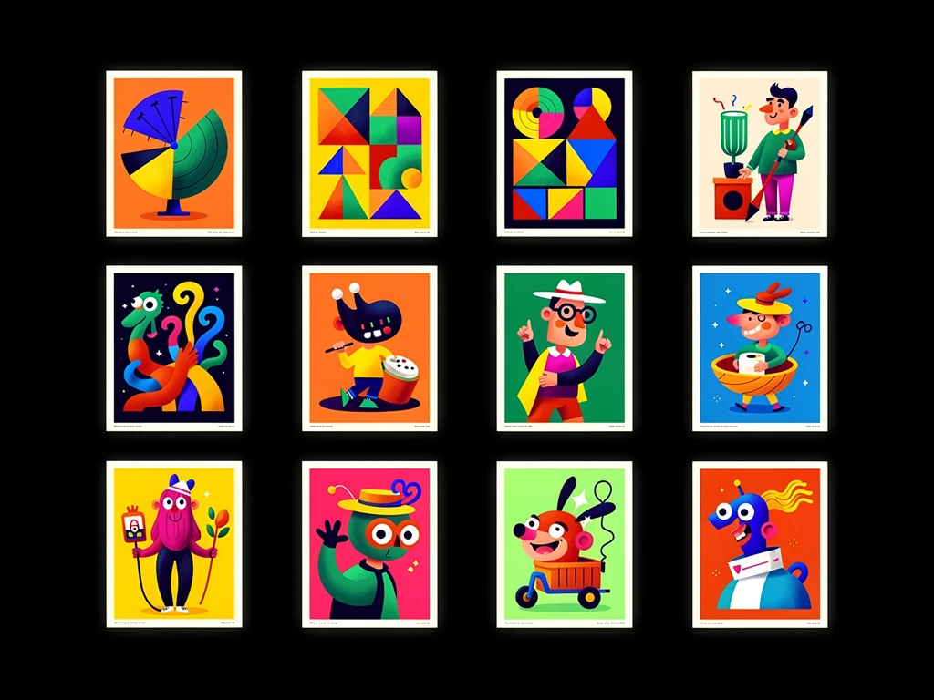 Illustration portfolio example