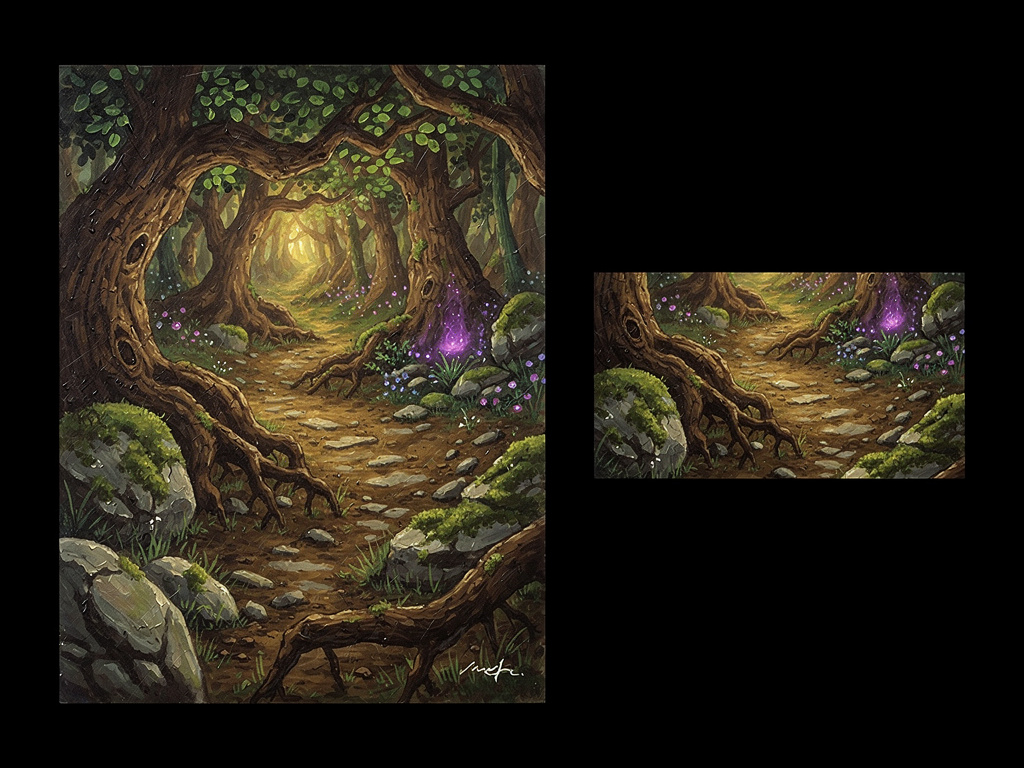 Illustration portfolio example