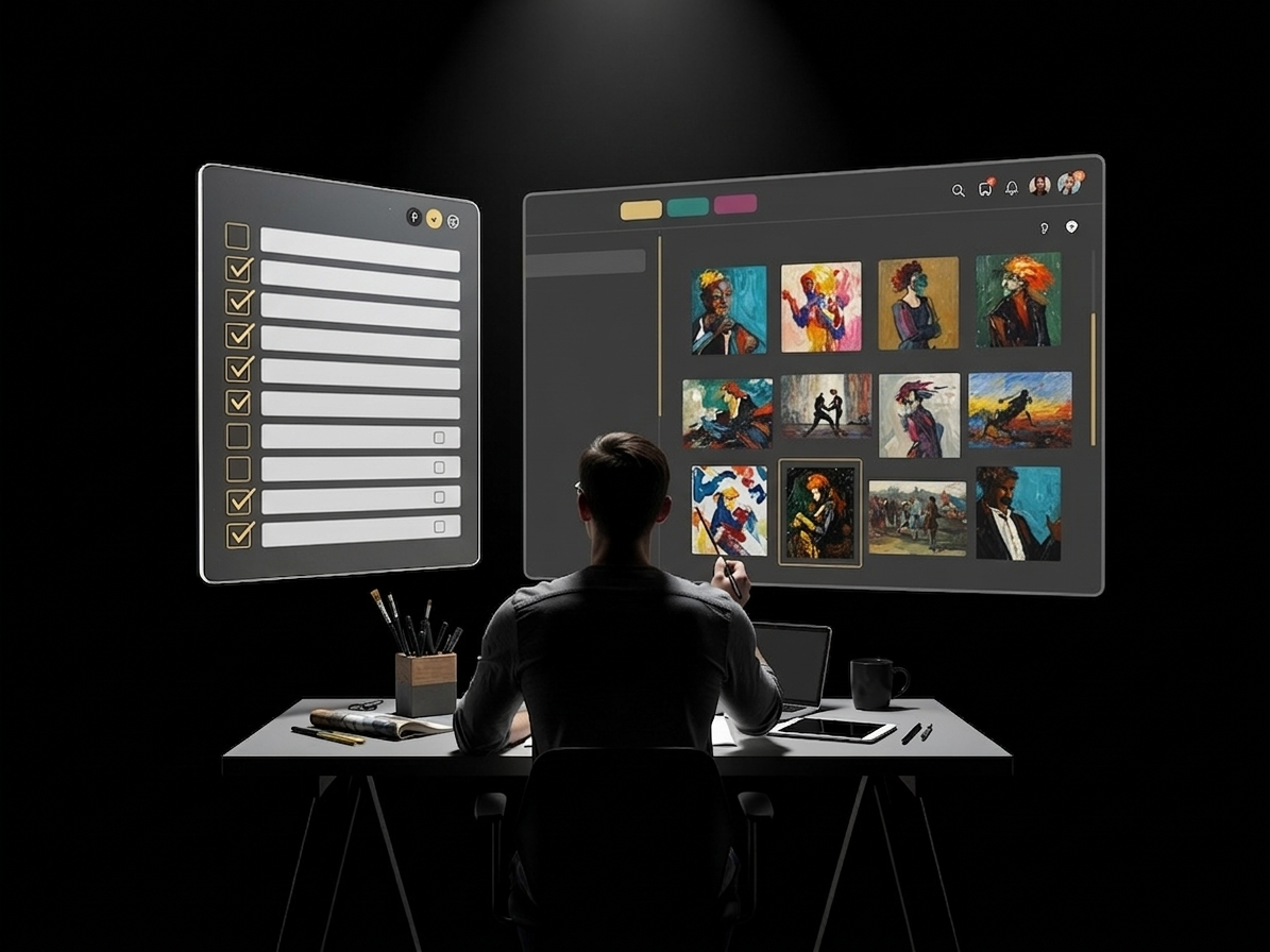 Photographing Massive Canvases for Web Portfolios